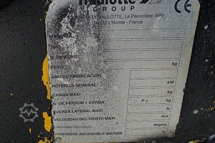 Scissor lift Haulotte H12SX Diesel, 4x4 Drive, 12m Working Height, 700kg