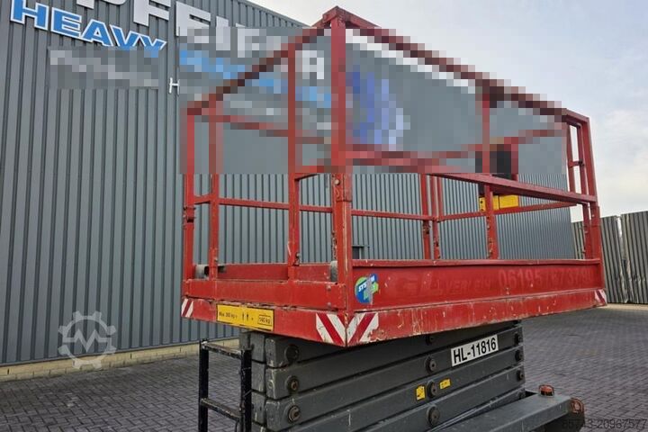 Scissor lift Holland Lift Ecostar HL-11816 As-Is, For Parts, Electric, 14m W