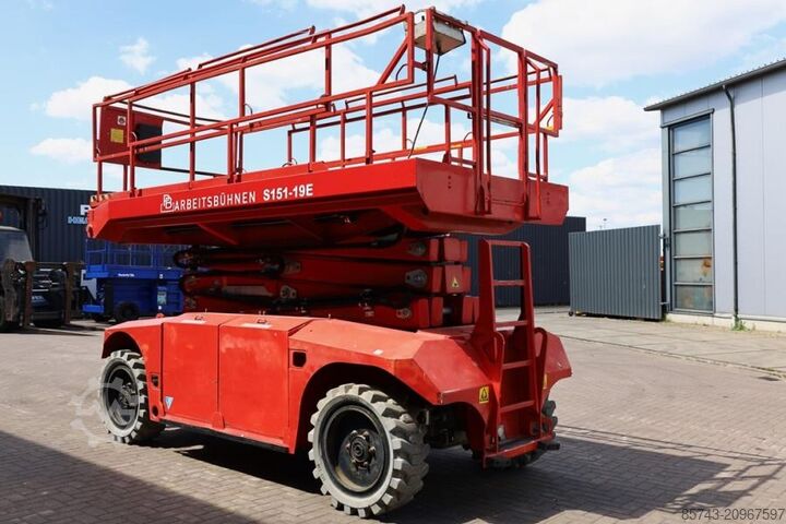 Scissor lift PB Lifttechnik S151-19E 4x4 Electric, 4x4 Drive, 15m Working Heig