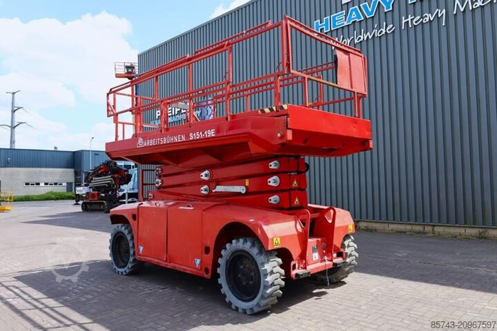 Scissor lift PB Lifttechnik S151-19E 4x4 Electric, 4x4 Drive, 15m Working Heig