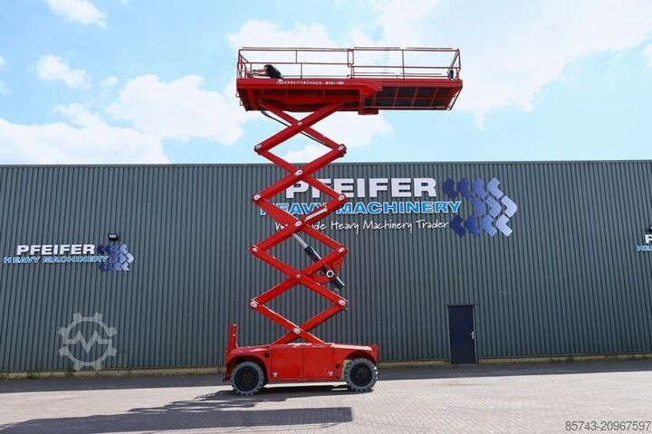 Scissor lift PB Lifttechnik S151-19E 4x4 Electric, 4x4 Drive, 15m Working Heig