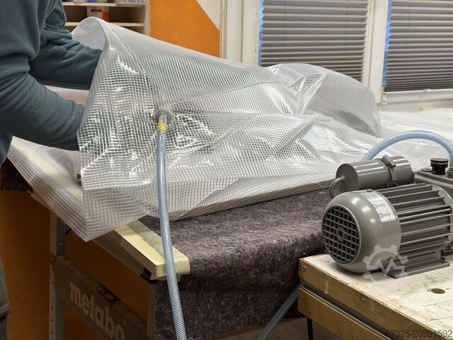 Laminating in layers and (moulded) veneering COLUMBUS Vakuumsack Vacuflex