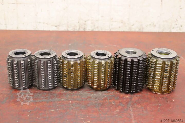 Modulfräser Wälzfräser 6 Stück Fette Mod.2,5 R1 EW 20°