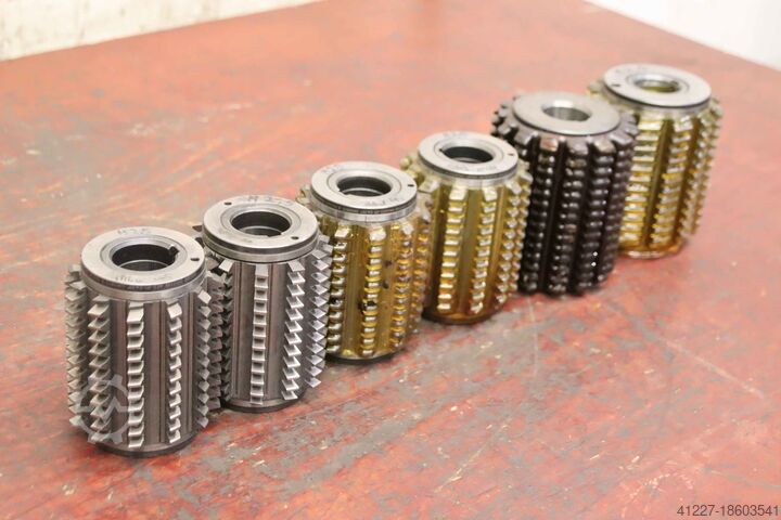Modular milling cutter hob 6 pieces Fette Mod.2,5 R1 EW 20°