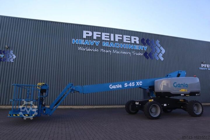 Teleskopbühne Genie S45XC Valid Inspection, *Guarantee! Diesel, 4x4 Dr