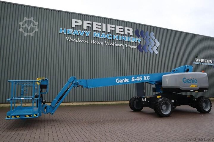 Teleskopbühne Genie S45XC Valid inspection, *Guarantee! Diesel, 4x4 Dr