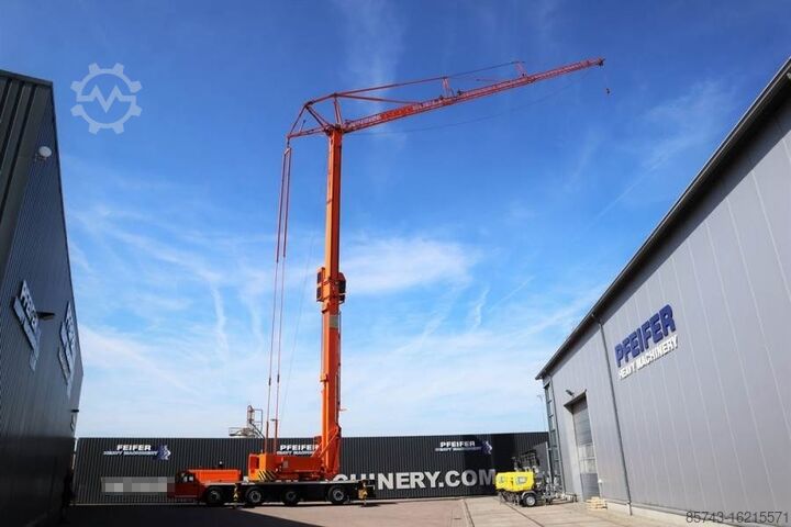 Tower crane Spierings SK597-AT4 Dutch Vehicle Registration, Valid Aboma