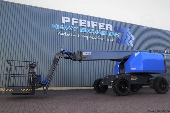 Telescopic boom lift Aichi SP14D1JM Valid Inspection, *Guarantee! Diesel, 4x4
