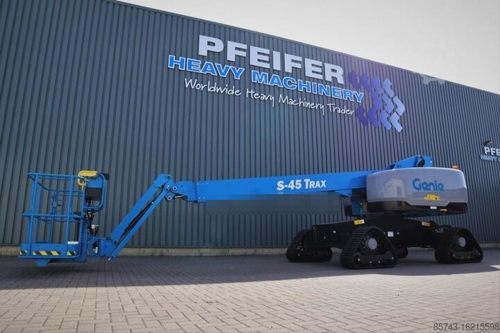Telescopic boom lift Genie S45XC Trax Valid inspection, *Guarantee! Diesel, 4