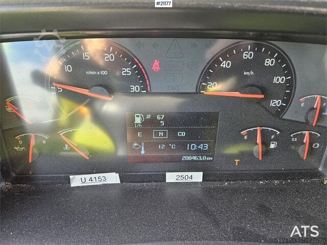 Garbage truck Volvo FM370 6x2 1-chamber compactor truck with Zoeller b