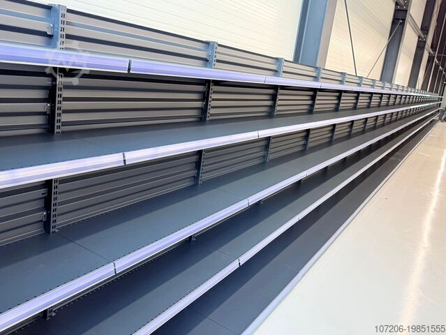 Metallregale für den Einzelhandel – Wand- und Gondelregale Modern Expo 