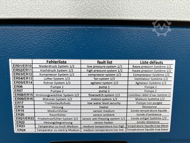 Kaltwassersatz / Chiller HYFRA SIGMA7-S-P 6,9 kW – Baujahr 2022 Agregat wody lodowej / Chiller HYFRA SIGMA7-S-P 6.9 kW – 2022 r Agregat wody lodowej / Chiller HYFRA SIGMA7-S-P 6.9 kW – 2022 r