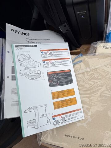 KEYENCE VL Serie optisches 3D-Scansystem VL-550, VL-500/VL-570 KEYENCE VL Series Optyczny system skanowania 3D VL-550, VL-500/VL-570 KEYENCE VL Series Optyczny system skanowania 3D VL-550, VL-500/VL-570