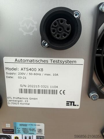 ETL Prüftechnik ATS 400 X8 – Automatisches Testsystem ETL Prüftechnik ATS 400 X8 – Automatyczny system testowy ETL Prüftechnik ATS 400 X8 – Automatyczny system testowy