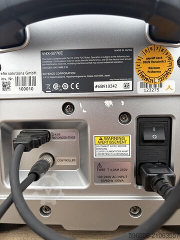 Keyence VHX-7000 – Digitalmikroskop (komplettes Set) Keyence VHX-7000 – Cyfrowy mikroskop  (kompletny zestaw) Keyence VHX-7000 – Cyfrowy mikroskop  (kompletny zestaw)