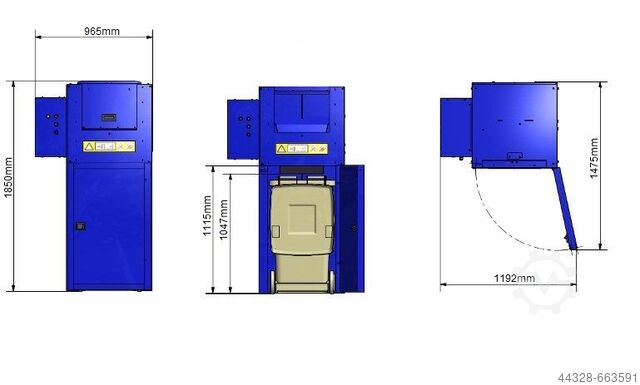 Einwellenzerkleinerer BTS-Glaszerkleinerer