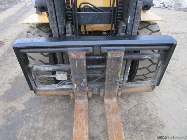 Dieselstapler Mitsubishi FD35K - Zinkenversteller + Seitenschieber -Duplex