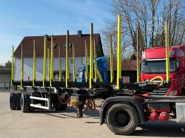 Holztransport Auflieger DOLL LOGO 21 mit 8 Schemeln, Mammut 9 to.