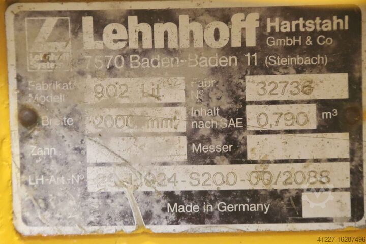Swivel bucket Lehnhoff 902 Lit