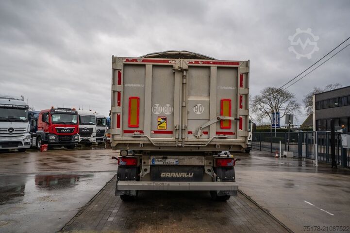 Kipper GRANALU ALU- TP 28m3 +BACHE ELEC CRAMARO