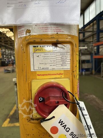 Säulenschwenkkran bis 400kg Vetter PS5-3,0