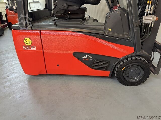 E 16 L - 386 / 02 Evo * Atex EX * Proplan 2G / Zone 1 !! NEUE Batterie !! LINDE E 16 L - 386 / 02 Evo * Atex EX * Proplan 2G / Zone 1 !! NEW battery !!