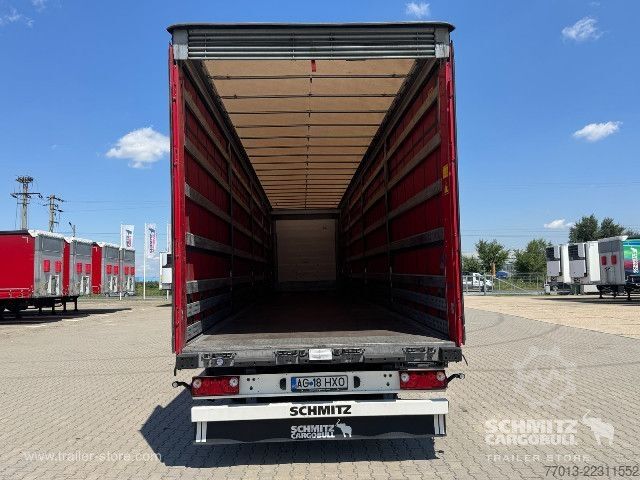 Auflieger mit Pritsche & Plane Schmitz Cargobull Curtainsider Mega