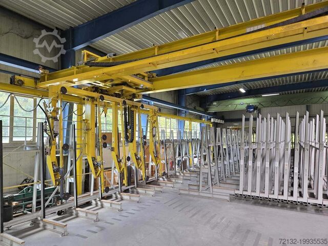 Flachglas-Schneideanlage mit Beschickung Hegla OPTIMAX 6133ES