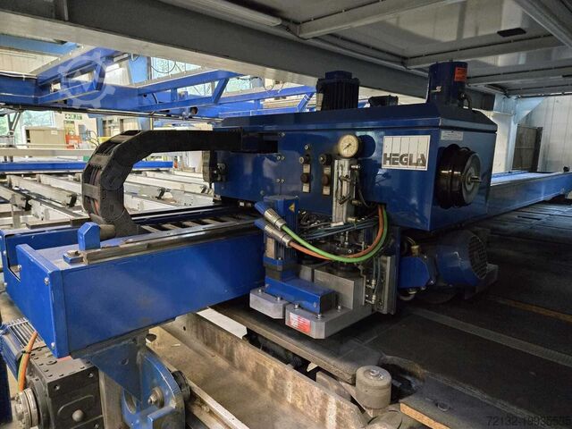 Flachglas-Schneideanlage mit Beschickung Hegla OPTIMAX 6133ES