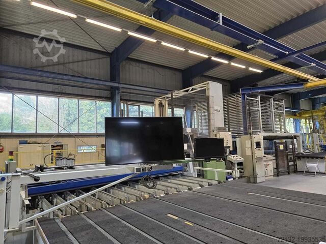 Flachglas-Schneideanlage mit Beschickung Hegla OPTIMAX 6133ES