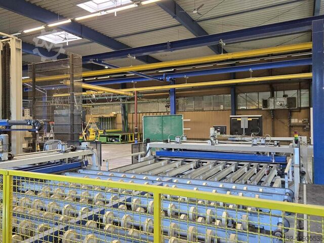 Flachglas-Schneideanlage mit Beschickung Hegla OPTIMAX 6133ES