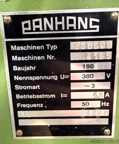 Bandsäge Panhans BSB 600