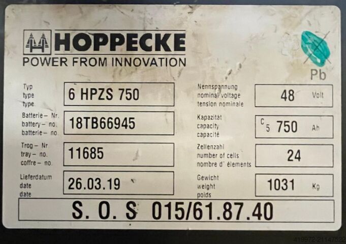 Elektro 3 Rad-Stapler Still RX20-16L