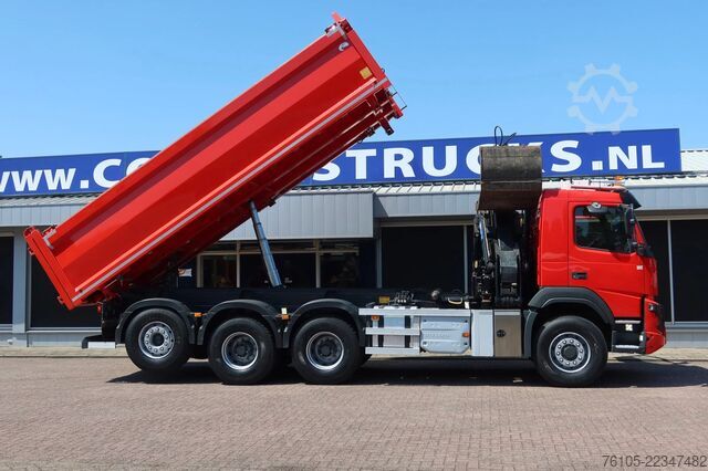 Crane Volvo FMX 420 Kipper+Kraan H.M.F. 1943Z2 Rotor+Grijper