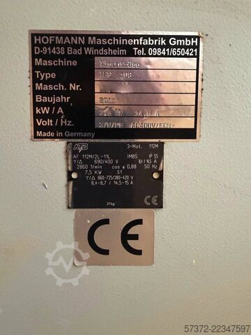 Spindle Moulder Hofmann TFS 106