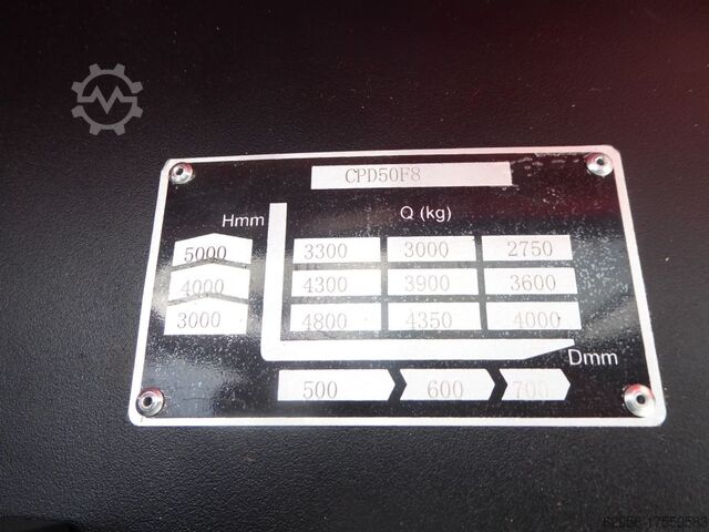 Electric 4-wheel forklift EP EP Equipment CPD50F8