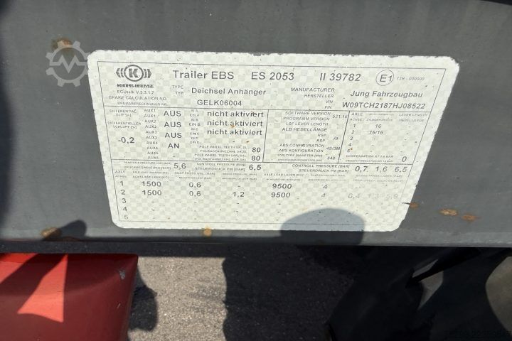 Anhänger-Wechselfahrgestell  TCA 18 Containertransport / Swiss-Vehicle
