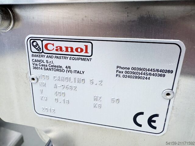 Feingebäckmaschinen Canol Canolino 5.2