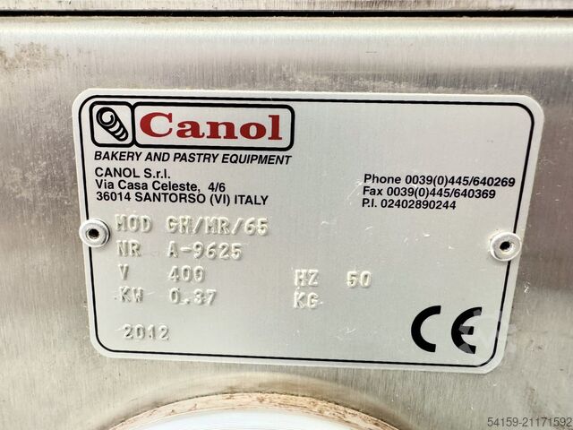 Feingebäckmaschinen Canol Canolino 5.2