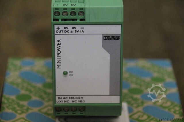 DIN rail power supply Phoenix Contact MINI-PS-100-240AC/2X15DC/1