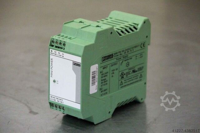 DIN rail power supply Phoenix Contact MINI-PS-100-240AC/2X15DC/1