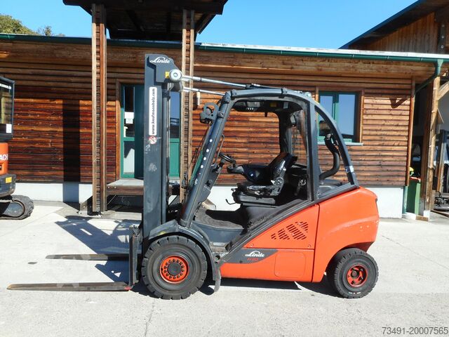 4-wheel forklift Linde H30D-02 Triplex 5,5m