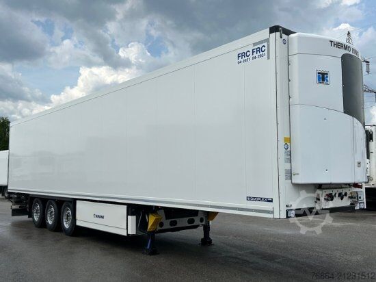 Low loader semitrailer KRONE MULTITEMP, KüHLAUFLIEGER, TK SLXI SPECTRUM, TRENNWAND,  DOPPELSTOCK, BLUMENBREITE