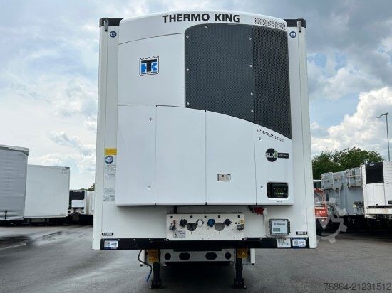 Low loader semitrailer KRONE MULTITEMP, KüHLAUFLIEGER, TK SLXI SPECTRUM, TRENNWAND,  DOPPELSTOCK, BLUMENBREITE