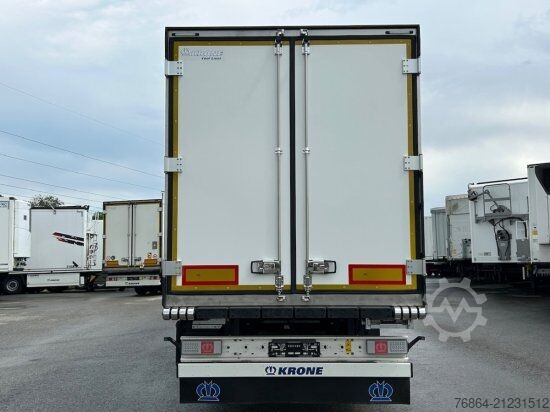 Low loader semitrailer KRONE MULTITEMP, KüHLAUFLIEGER, TK SLXI SPECTRUM, TRENNWAND,  DOPPELSTOCK, BLUMENBREITE