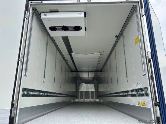 Low loader semitrailer KRONE MULTITEMP, KüHLAUFLIEGER, TK SLXI SPECTRUM, TRENNWAND,  DOPPELSTOCK, BLUMENBREITE