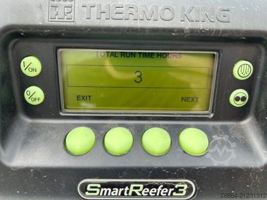 Low loader semitrailer KRONE MULTITEMP, KüHLAUFLIEGER, TK SLXI SPECTRUM, TRENNWAND,  DOPPELSTOCK, BLUMENBREITE