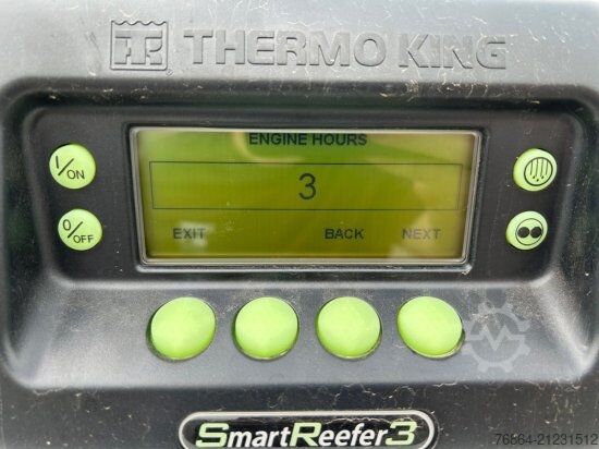 Low loader semitrailer KRONE MULTITEMP, KüHLAUFLIEGER, TK SLXI SPECTRUM, TRENNWAND,  DOPPELSTOCK, BLUMENBREITE