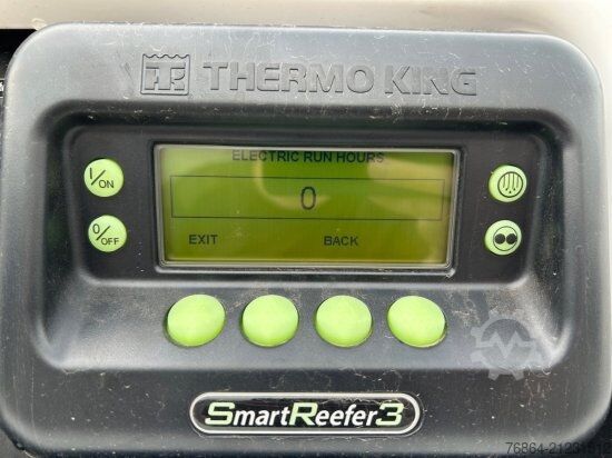 Low loader semitrailer KRONE MULTITEMP, KüHLAUFLIEGER, TK SLXI SPECTRUM, TRENNWAND,  DOPPELSTOCK, BLUMENBREITE