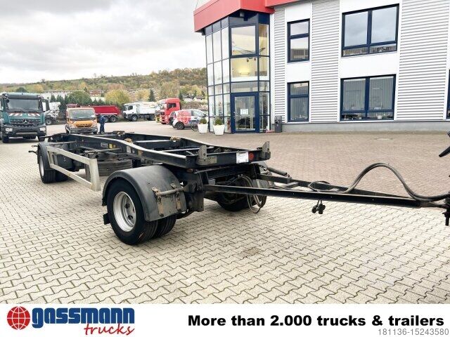 Roll off trailer Hüffermann HSA 18.70 Schlittenabroller